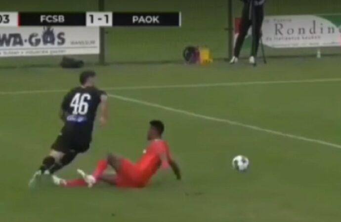 Gafă uriașă făcută de Siyabonga Ngezana la debutul pentru FCSB VIDEO
