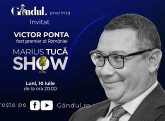 Marius Tucă Show începe luni, 10 iulie, de la ora 20.00, live pe gândul.ro. Invitaţi: Lavinia Betea şi Victor Ponta Marius Tucă Show începe luni, 10 iulie, de la ora 20.00, live pe gândul.ro. Invitaţi: Lavinia Betea şi Victor Ponta