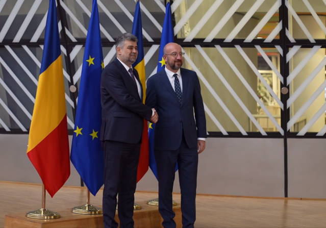 Zi decisivă pentru România. Premierul se află la Bruxelles pentru a renegocia PNRR cu liderii europeni / Ciolacu a fost primit de preşedintele Consiliului European, Charles Michel