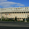 Palatul Victoria va fi iluminat sâmbătă seara în culorile drapelului ucrainean