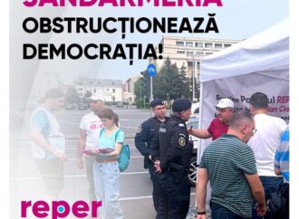 REPER acuză Jandarmeria că i-a respins cererea de amplasare a unui cort în Piaţa Victoriei