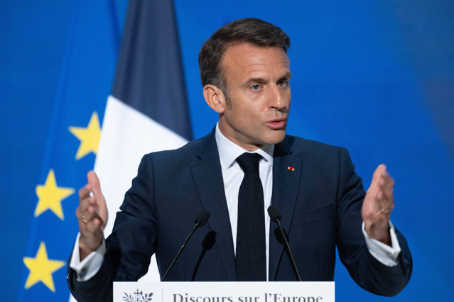 Macron este pregătit să „deschidă dezbaterea” asupra unei apărări europene care să includă arme nucleare Macron este pregătit să „deschidă dezbaterea” asupra unei apărări europene care să includă arme nucleare