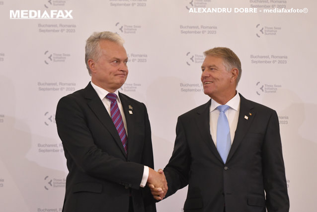 Gitanas Nauseda, care a câştigat un nou mandat de preşedinte al Lituaniei, felicitat de Iohannis Gitanas Nauseda, care a câştigat un nou mandat de preşedinte al Lituaniei, felicitat de Iohannis