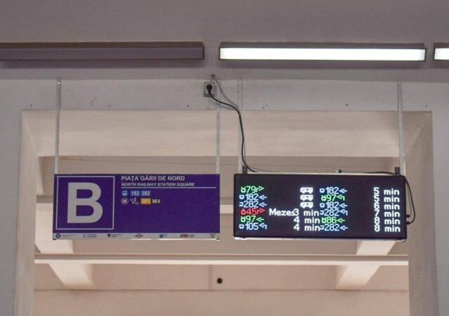 Călătorii din Gara de Nord au informaţii digitale în timp real