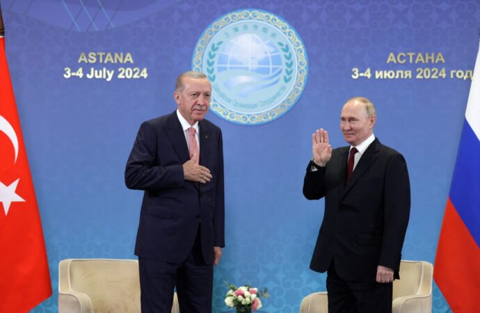 PUTIN s-a întâlnit cu ERDOGAN, pentru discuții despre relațiile Rusia-Turcia și despre conflictele din Ucraina și Siria