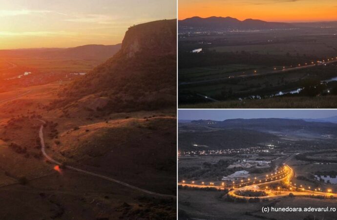 Secretele dealului vulcanic cu formă ciudată, aflat pe malul Mureșului. Panorama impresionantă de pe „Cușma lui Decebal” VIDEO