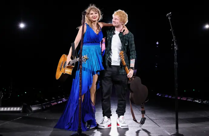 Taylor Swift și Ed Sheeran au cântat împreună