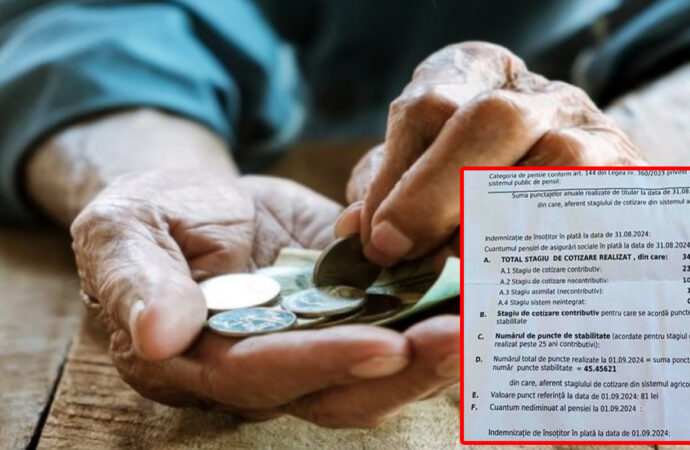 Calcul complet. Cu ce pensie rămâne un român, dacă a lucrat 23 de ani cu carte de muncă și 10 ani fără Calcul complet. Cu ce pensie rămâne un român, dacă a lucrat 23 de ani cu carte de muncă și 10 ani fără