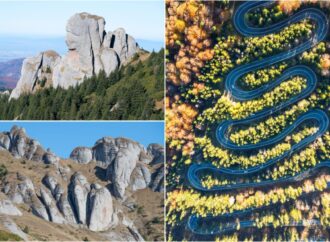 Spectaculoasa șosea în bucle din Munții Ciucaș. Drumul transcarpatic deschide calea spre „babele” masivului