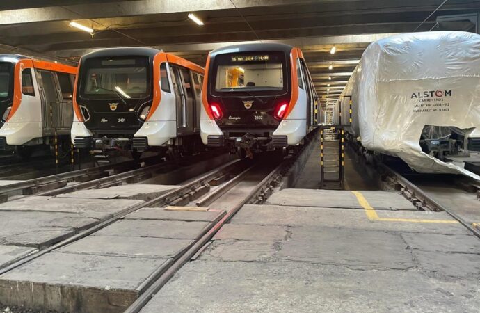 „Giurgiu”, noul metrou Alstom circulă noaptea pe M2 „Giurgiu”, noul metrou Alstom circulă noaptea pe M2