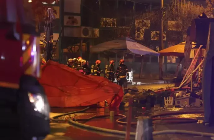 Un incendiu puternic a izbucnit în Sectorul 1 din București