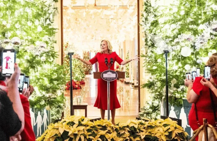 FOTO. Decorațiunile lui Jill Biden pentru Casa Albă au fost criticate