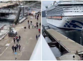 Imagini virale pe Internet: Mai mulți turiști au rămas în porturi, după ce au întârziat la îmbarcare pe navele de croazieră Imagini virale pe Internet: Mai mulți turiști au rămas în porturi, după ce au întârziat la îmbarcare pe navele de croazieră