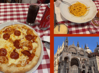Mai ieftin de atât nu se poate la Veneția. Cât costă o PIZZA și o porție de spaghete în preajma Bazilicii Sfântului Marcu, pe lângă taxa „Servizio”