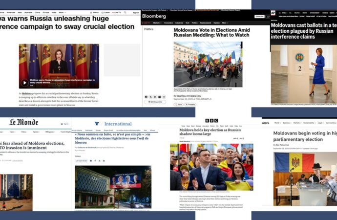 „Un vot crucial”, „alegeri istorice”, „integrarea cu UE sau întoarcere în umbra Moscovei”