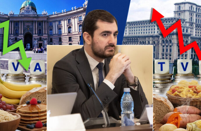 Austria reduce TVA-ul la alimente, România îl crește. Năsui compară politicile fiscale: „Taxe duble pe mâncare, la venituri de trei ori mai mici” Austria reduce TVA-ul la alimente, România îl crește. Năsui compară politicile fiscale: „Taxe duble pe mâncare, la venituri de trei ori mai mici”